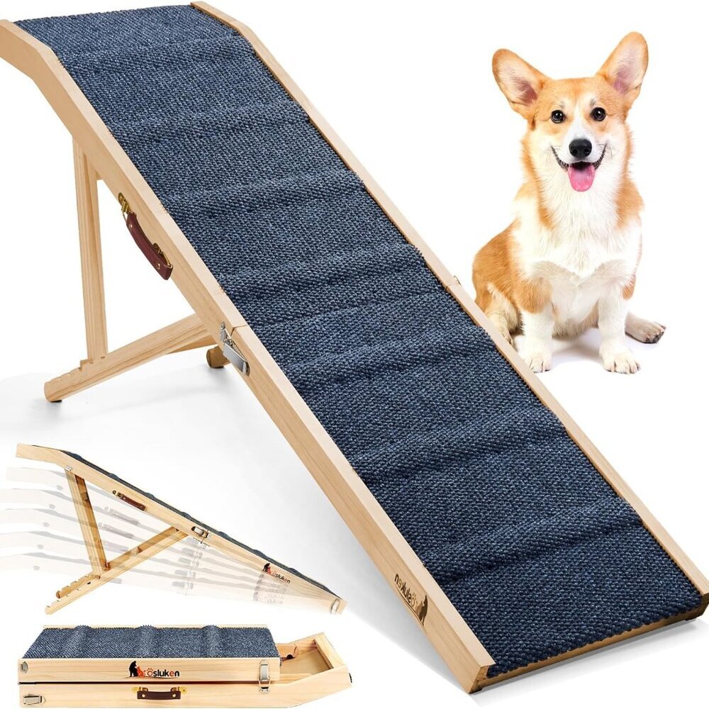 Dog Ramp for Bed, L64 W17